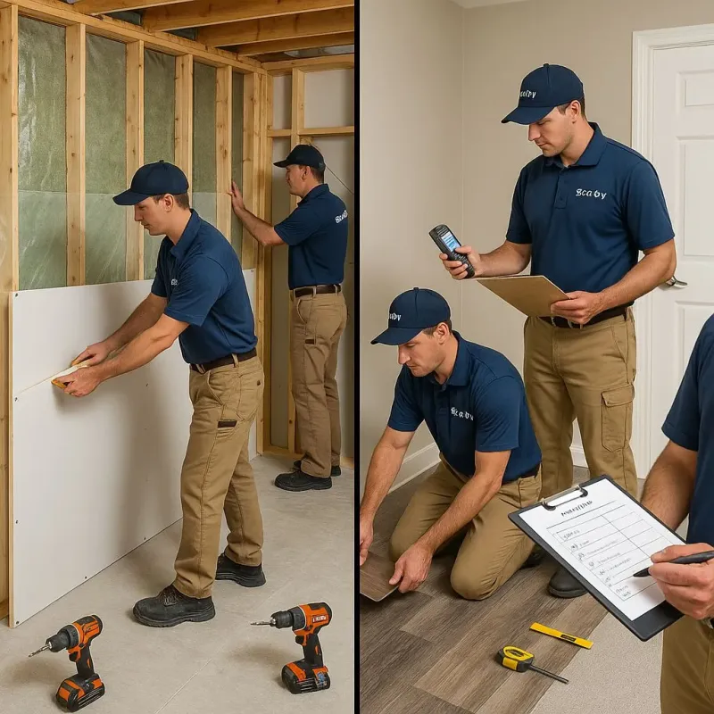 Repairs and Reconstruction process in Big Sandy, TX